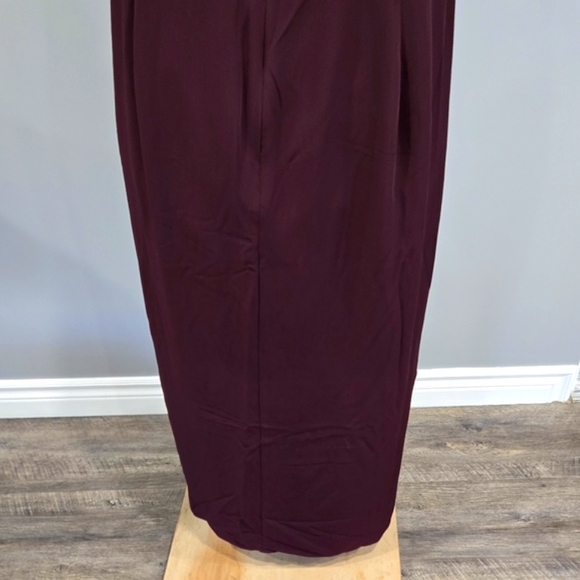 🐢 City Chic Dress Rippled Love Ox Blood Size S/16 NWT - Picture 8 of 11